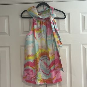 La Roque High Neck Tank Top. Size 8.